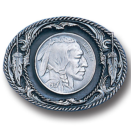 Belt Buckle - Indian Head Nickel